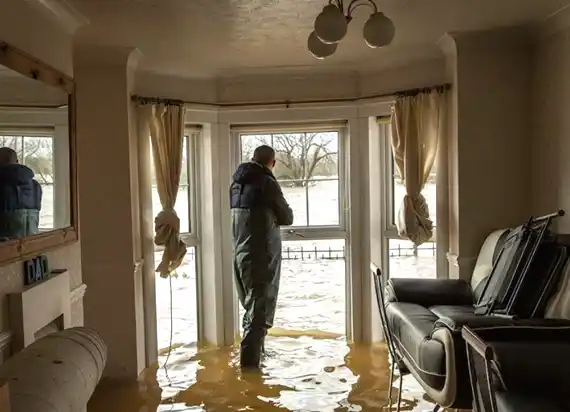 water damage restoration service Downieville-Lawson-Dumont